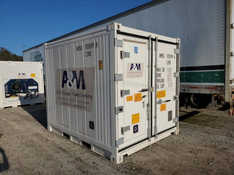 Exterior of small cold storage unit